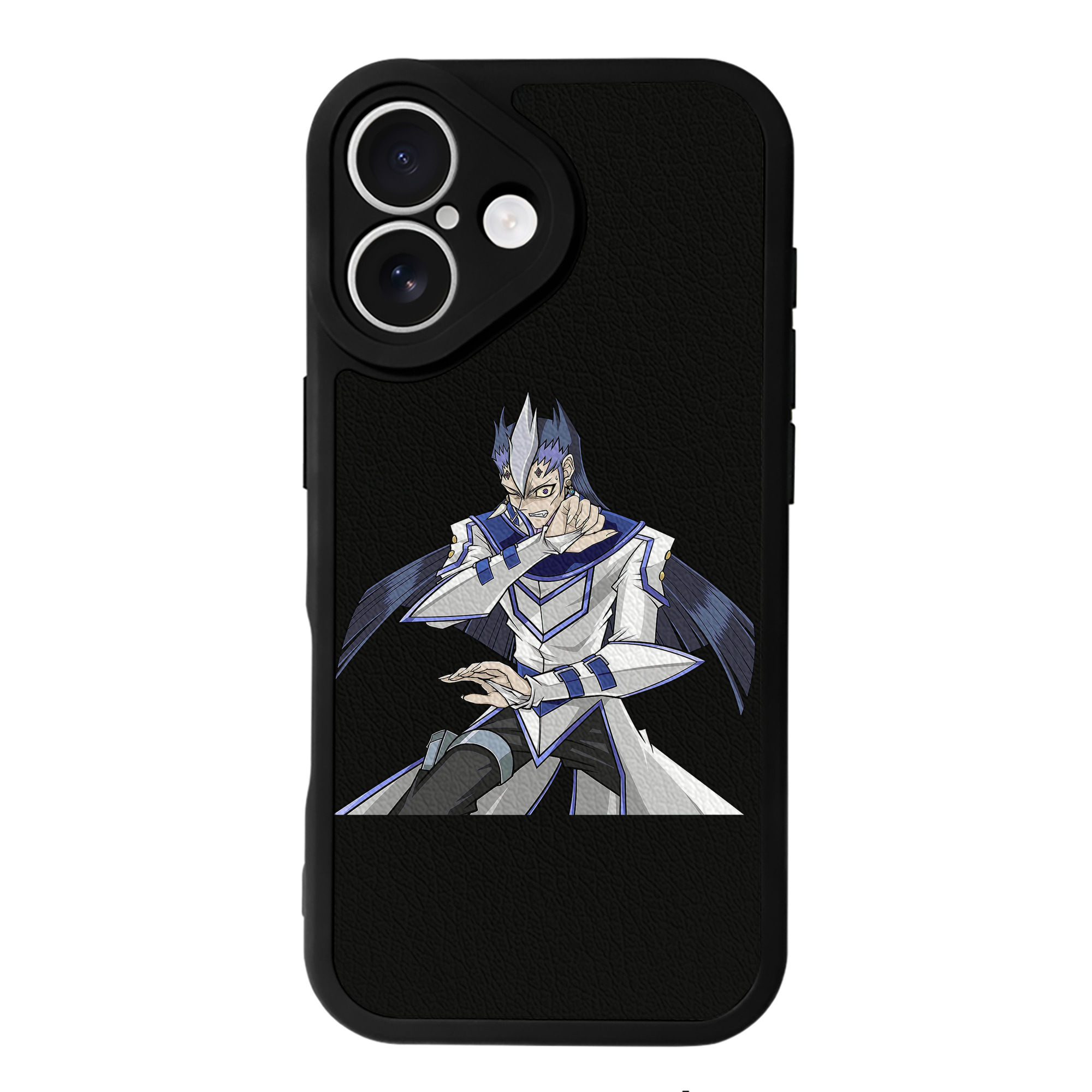 （画像用） 遊☆戯☆王 Yu-Gi-Oh! 【iPhone 16シリーズ対応】シリコンスマホケース（レザー調） 材質：シリコン